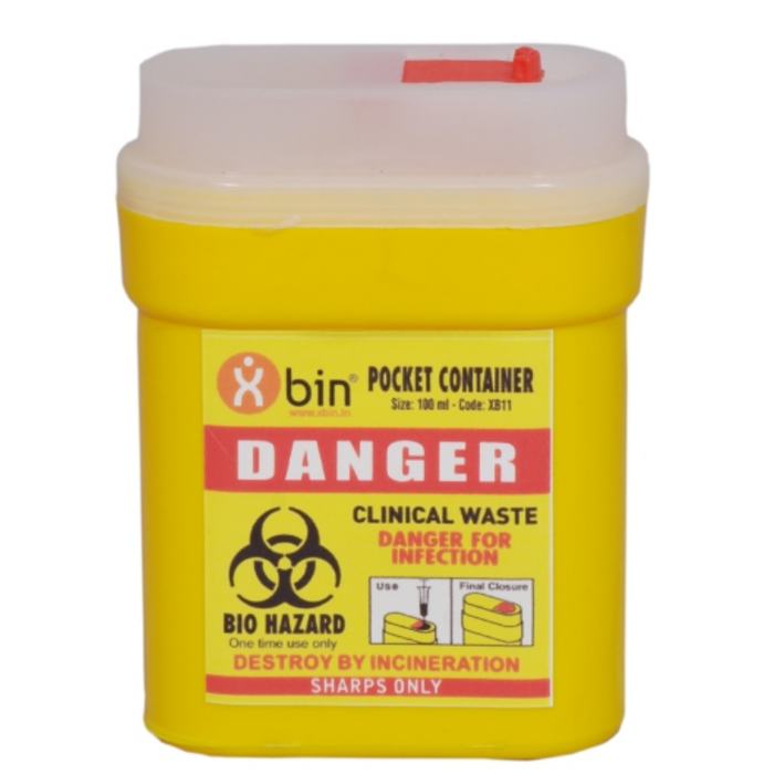 image of Pocket Sharps Container 100ml capacity