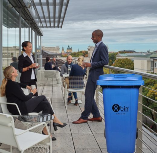 image of dustbin placed in offices